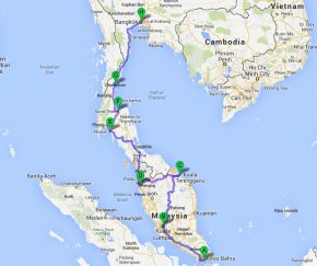 backpack overland travel bangkok singapore south east asia