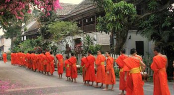 Bicycle touring in Laos