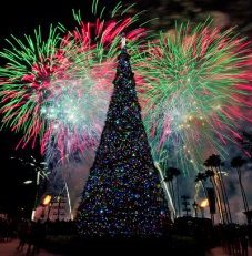 Illuminations: Reflections of Earth with the Peace on Earth finale tag and the Epcot Christmas tree in the foreground! Captured with the Nikon D600 and Nikon 14-24mm f/2.8 lens. Read more: http://www.disneytouristblog.com/illuminations-peace-on-earth-photo-christmas-tree/