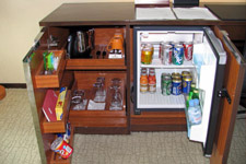 Minibar in hotel in Malaysia