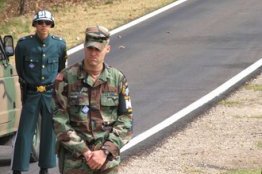 US and South Korean soldiers at the border with North Korea (Image by Andre Vltchek)