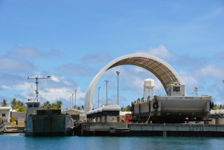 US Star Wars base on Kwajalein, Marshall Islands. (Image by Andre Vltchek)