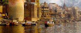 Varanasi is the holiest city in all of India for the Hindu and Jain religions, and Buddhism was founded near here too.