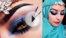 Asian Bridal Look Blue and Red Inspiration Makeup Tutorial