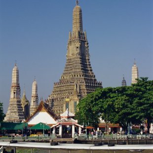 Wat Arun, a temple in Bangkok